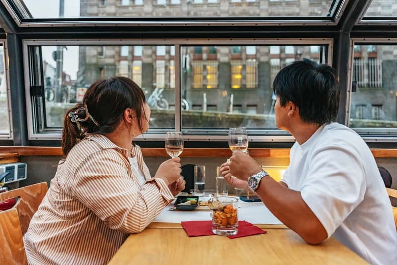 Amsterdam: Cheese & Wine Cruise Tasting Experience - Drink and Food Flow: Cozy, Social, and Mostly Uninterrupted