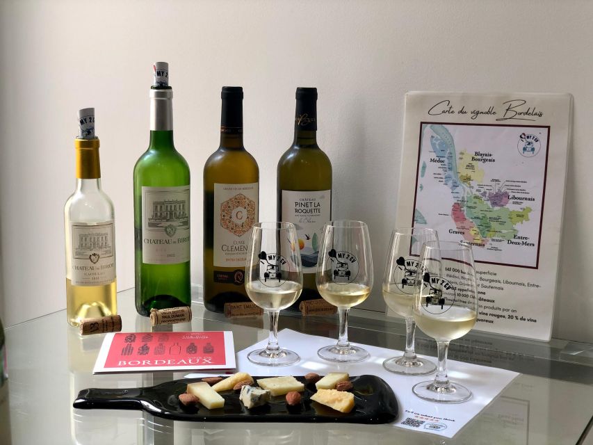 Bordeaux wines : tasting with 4 white wines and cheeses - Cheese pairings: turning words into flavor