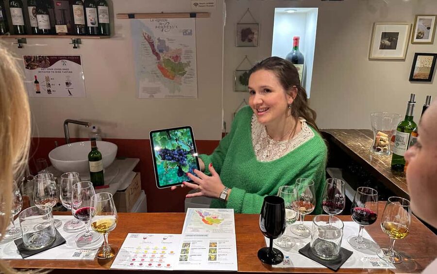 Bordeaux wines : tasting with 4 white wines and cheeses - How the tasting technique works (so your next glass makes sense)