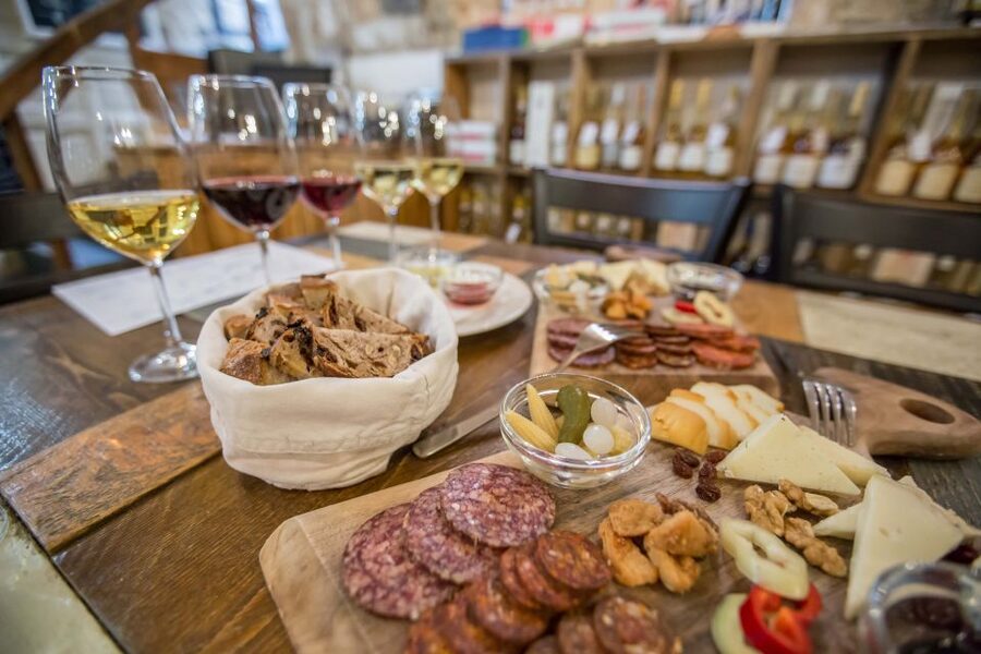 Budapest: Wine, Cheese, and Charcuterie Tasting - A central Budapest cellar where wine and food talk back
