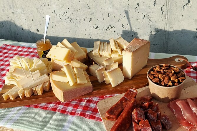 Cheese and chocolate on mountain summit - Views, rain, and that mountain-bench reality