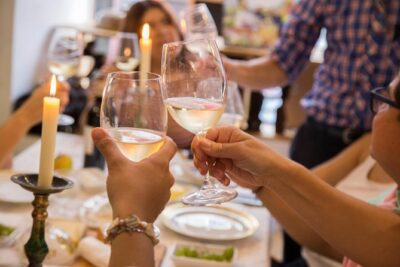 Cheese and Wine Tasting in the Latin Quarter with Chef Alex - Chef Alex’s restaurant setup: a cozy seat right after the walk