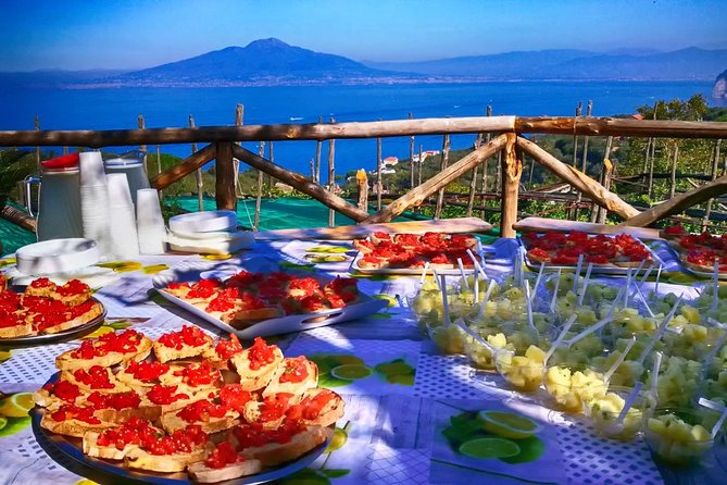 Discover Sorrento with food tasting and walking Tour - I Giardini di Cataldo: marmalade, liqueurs, and gelato (artisanal style)