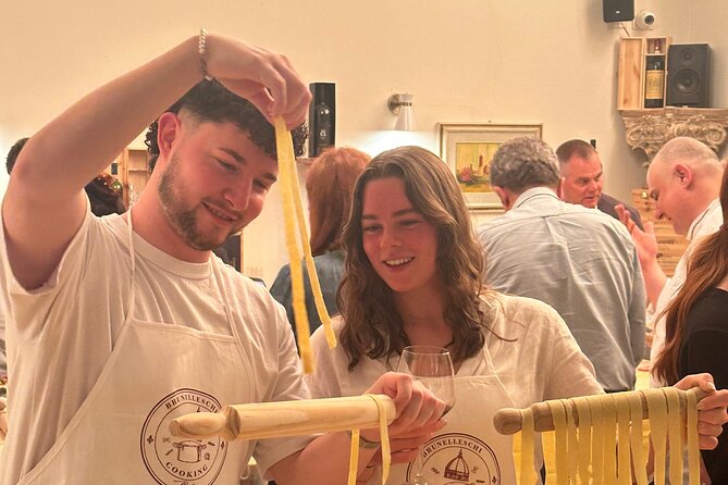 Florence: Flambé Cheese Wheel Truffle Pasta Class & Tiramisù - A Florence Night Centered on Real Pasta Technique