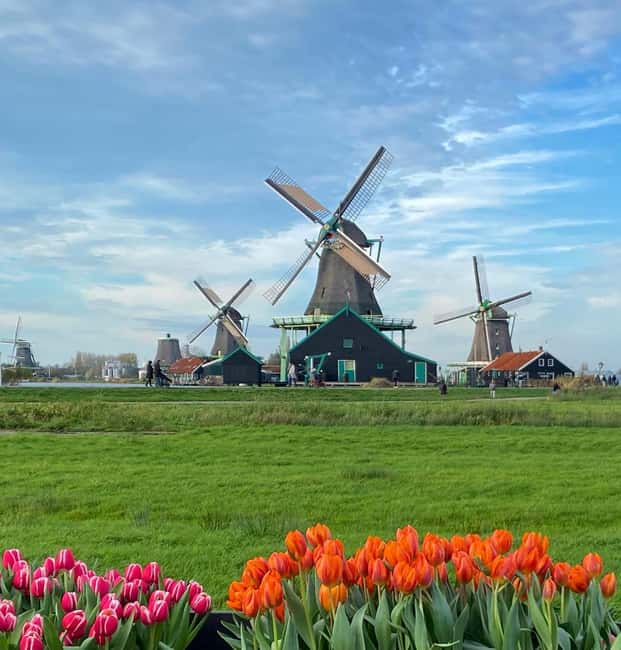 From Amsterdam; Alkmaar Cheese market & Zaanse Schans - The 30-minute guided walk in Alkmaar: old streets without the stress