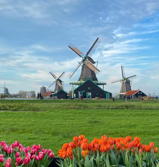 From Amsterdam; Alkmaar Cheese market & Zaanse Schans - Zaanse Schans in 1 hour: windmills, crafts, and the pace reality check