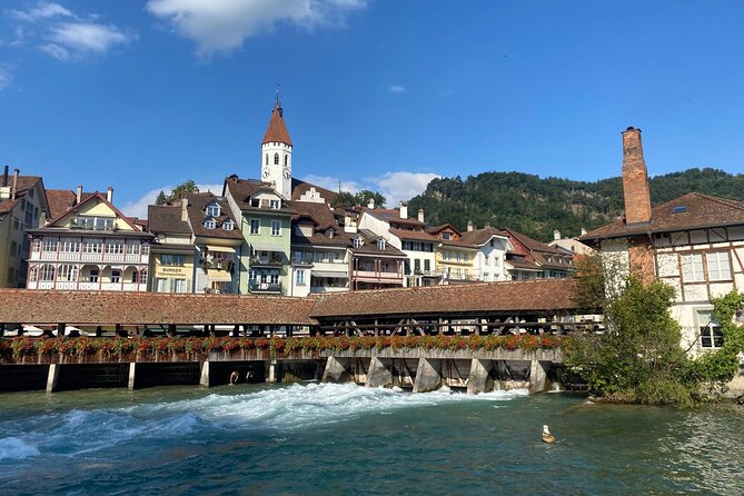 From Basel: Thun Tour, Beatus Caves, Lake Cruise & Cheese - Lake Thun boat ride: the best kind of break