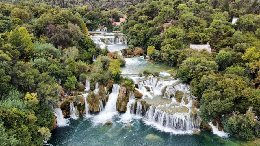 From Split: Krka Waterfalls with Wine & Cheese Tasting Tour - Skradinski buk: your big waterfall stop (and why timing matters)