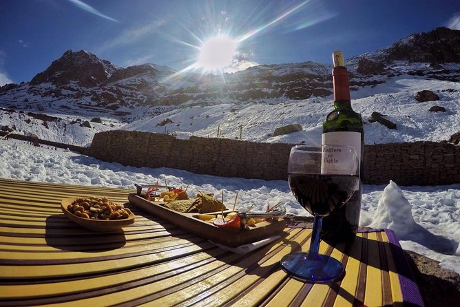 Half Day Private Trip to Valle Nevado with Cheese and Wine Carbon Neutral trip - Parque Yerba Loca lookout: binoculars, glacier views, and condor odds
