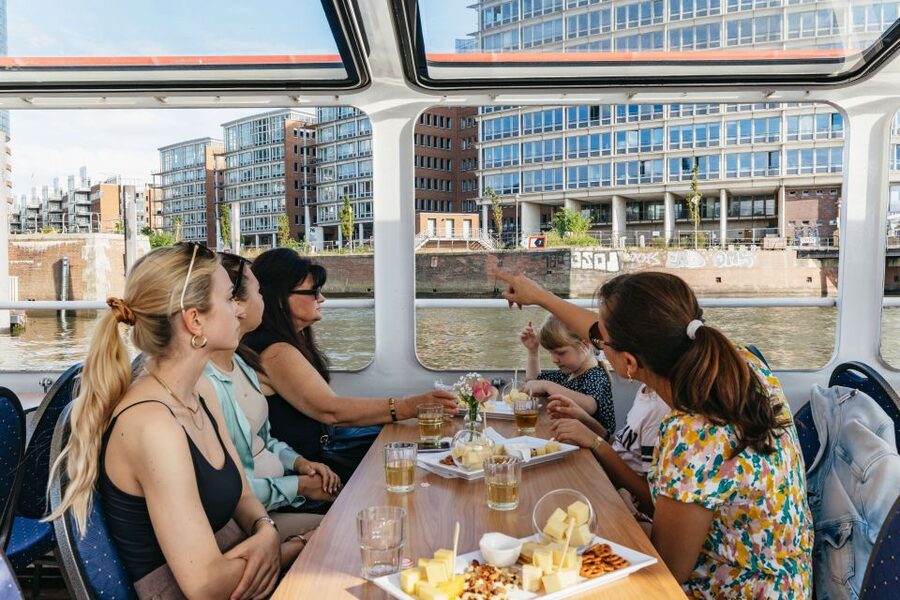 Hamburg: Harbor Cruise with Wine and Cheese - The wine-and-cheese setup: what you get, how it’s served, and what to expect
