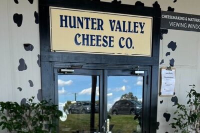 HUNTER VALLEY CHEESEBOARD TASTING - select your favourite cheeses - Choosing Your 4 Cheeses: the concierge is part of the show