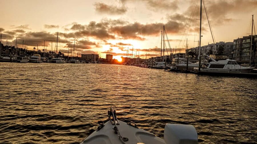 Marina Del Rey: Romantic Cruise, Wine, Cheese, Sealions - What the 90-minute sunset cruise actually feels like