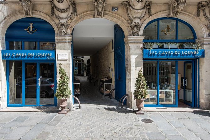 Paris - Ten Wines and Ten Cheeses Tasting in a Royal Cellar - Entering Les Caves du Louvre: why the royal-cellar setting matters