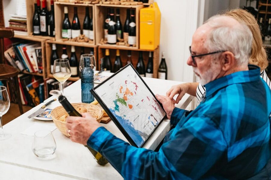 Paris: Wine Tasting Experience with 6 Wines and Cheese Board - What you learn about French wine: practical navigation, not trivia