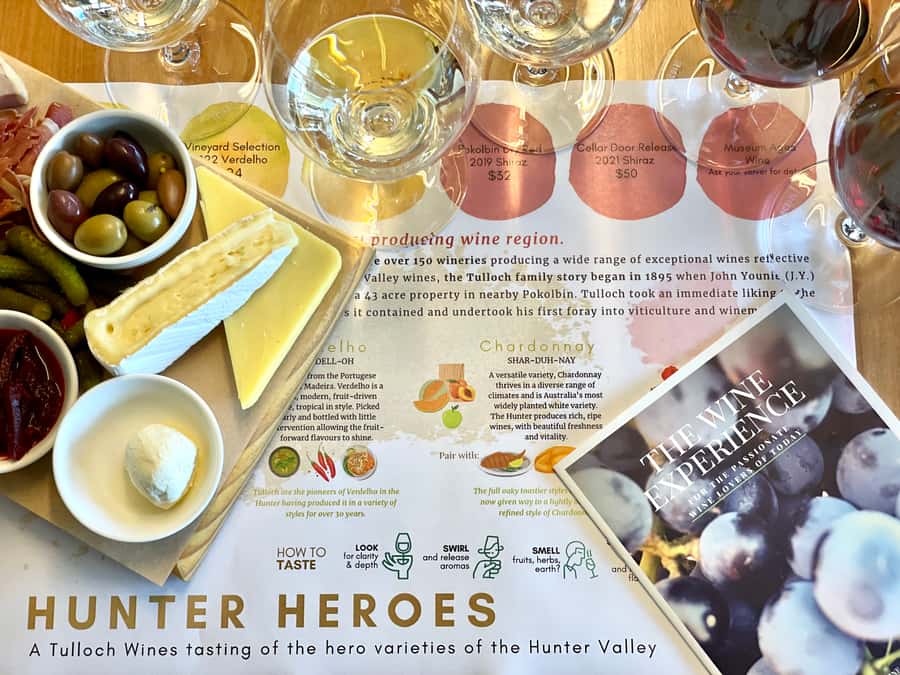 Pokolbin: Tulloch Hunter Heroes Wine Tasting & Cheese Board - Key highlights you’ll feel right away