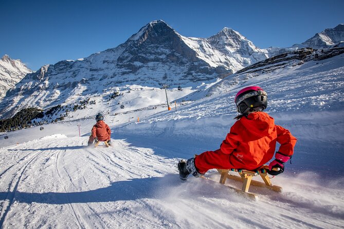 Sledding Cheese Fondue, Chocolate - Sledding From Männlichen: First the Chocolate, Then the Speed