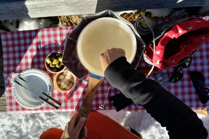 Sledding Cheese Fondue, Chocolate - How the Day Ends: Holenstein Station and Easy Return Options