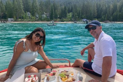 Sunset Wine & Cheese Emerald Bay Boat Charter - Your 6:00 pm start at Camp Richardson