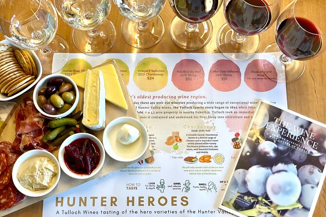 Tulloch Wines Hunter Heroes Wine Tasting with Local Cheese & Charcuterie Board - Key things that make this Tulloch tasting worth your time